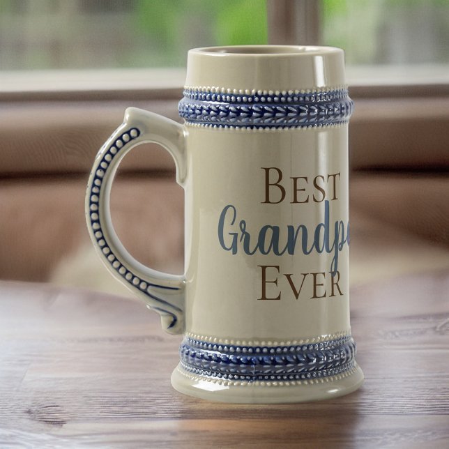Jarra De Cerveza Mejor Abuelo, Gramps, Papa, Ever, etc. (Best Grandpa, Gramps, Papa, Ever, etc Beer Stein)