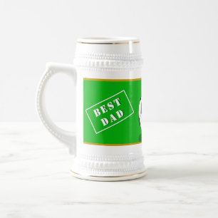 Jarra De Cerveza Mejor Papá, Cumpleaños, Aniversario, Fútbol / Fútb