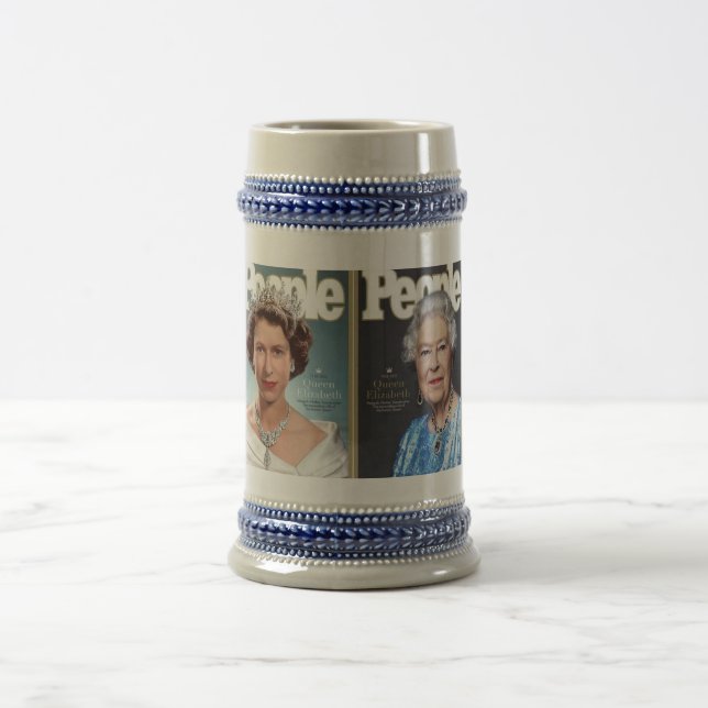 JARRA DE CERVEZA MEMORIAL QUEEN ELIZABETH II MUG (Centro)