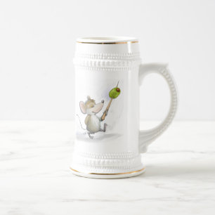 Jarra De Cerveza Merry Mouse Moe with Olive Beer Stein
