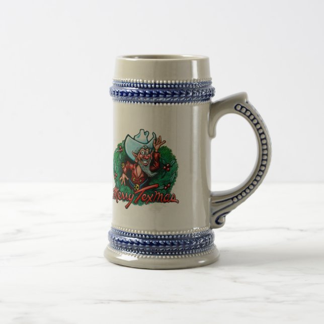Jarra De Cerveza Merry Texmas (Derecha)