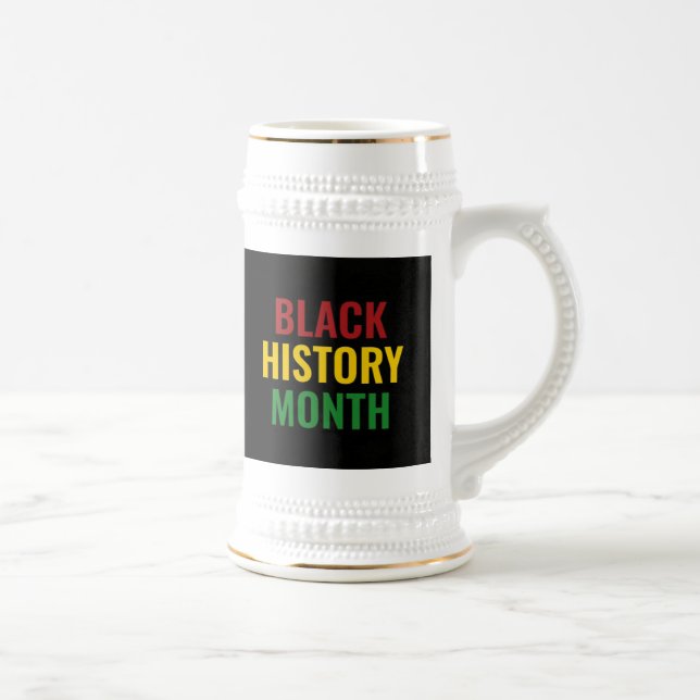 Jarra De Cerveza Mes de historia negra BHM (Derecha)
