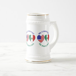 Jarra De Cerveza México Estados Unidos Mi País Mi Herencia