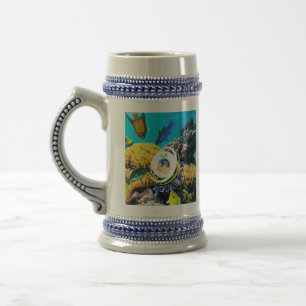 Jarra De Cerveza Mezcla de Aqua