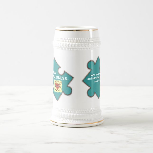 Jarra De Cerveza MFH2 STEIN - AutismAwarenessSEAGREEN (Centro)