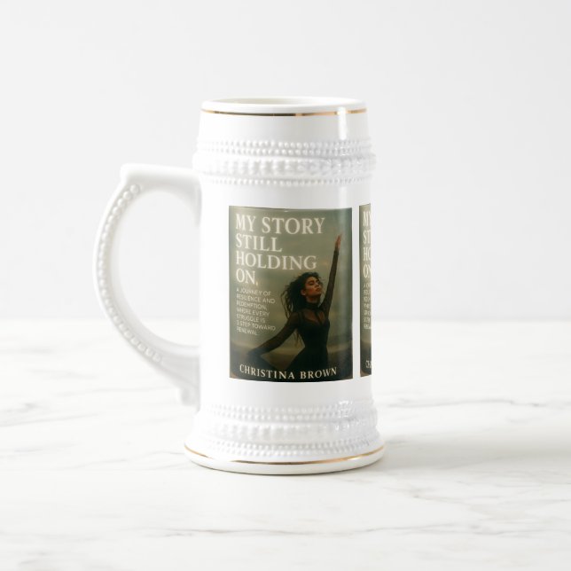 Jarra De Cerveza Mi historia sigue sosteniendo a Stein (Izquierda)