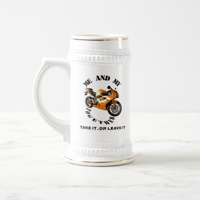 Jarra De Cerveza Mi motocicleta (Izquierda)