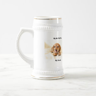 Jarra De Cerveza Mi Mutt Mi Mug Mis Amigos.