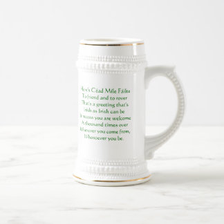 Jarra De Cerveza Michael Irish Mug