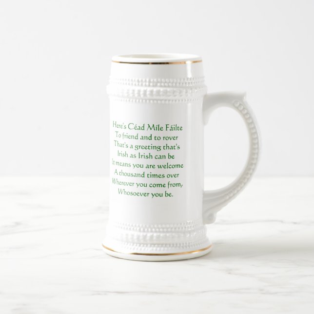 Jarra De Cerveza Michael Irish Mug (Derecha)