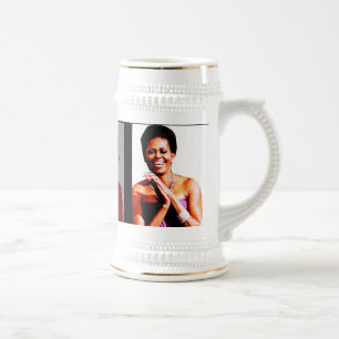 JARRA DE CERVEZA MICHELLE OBAMA, PRIMERA SEÑORA STEIN