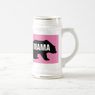 JARRA DE CERVEZA MOM MAMA BEAR GRIZZLY BEER STEIN