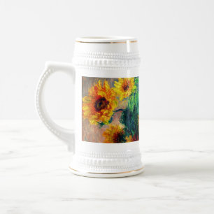 Jarra De Cerveza Monet Sunflowers