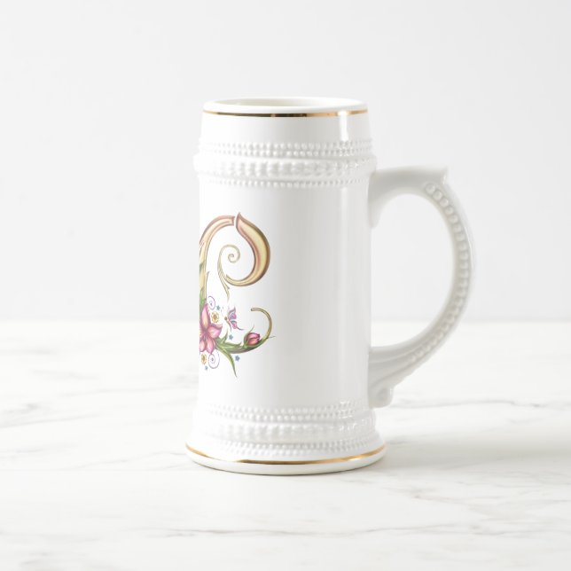 Jarra De Cerveza Monograma C Gift Mug (Derecha)