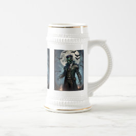 Jarra De Cerveza Monstruo de Frankenstein Steampunk de Halloween