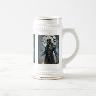 Jarra De Cerveza Monstruo de Frankenstein Steampunk de Halloween