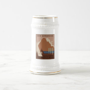 Jarra De Cerveza Montana Estado: Tribus Indígenas, Montañas, Prader