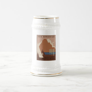 Jarra De Cerveza Montana Estado: Tribus Indígenas, Montañas, Prader