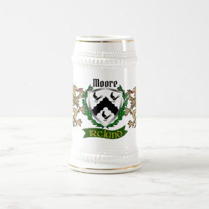 Jarra De Cerveza Moore Irish Shield Beer Stein