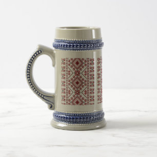 Jarra De Cerveza Motif Tradicional, Motif Tradicional Rumano T-S