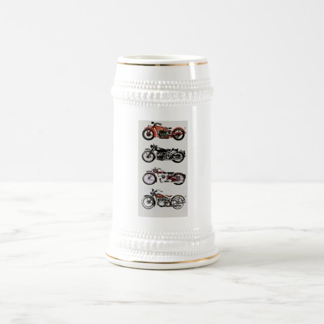 JARRA DE CERVEZA MOTOCICLETAS DE VINTAJE (Centro)