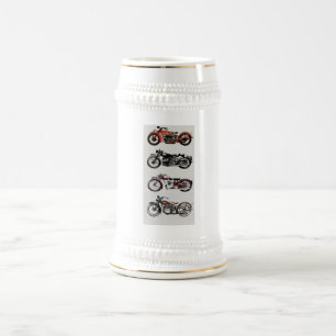 JARRA DE CERVEZA MOTOCICLETAS VINTAGE