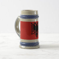 Mug con bandera de Albania
