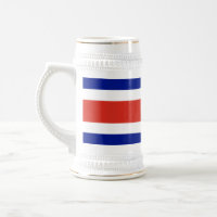 Mug con bandera de Costa Rica