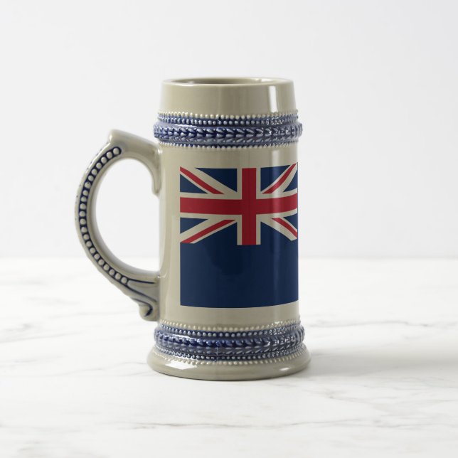 Jarra De Cerveza Mug con bandera de Nueva Zelanda (Izquierda)