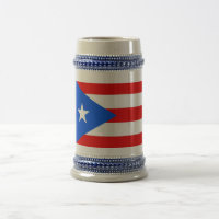 Mug con bandera de Puerto Rico - Estados Unidos