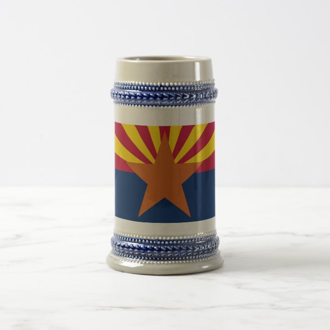 Jarra De Cerveza Mug con bandera del estado de Arizona - Estados Un (Centro)