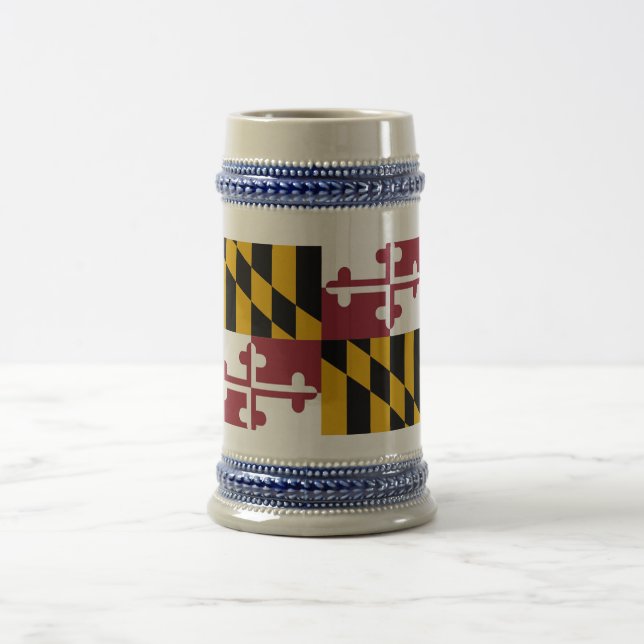 Jarra De Cerveza Mug con bandera del estado de Maryland - Estados U (Centro)