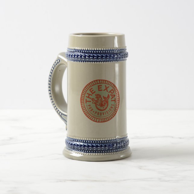 Jarra De Cerveza Mug de Expat Stein (Anverso izquierdo)
