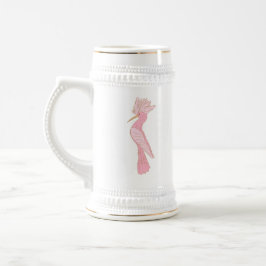Jarra De Cerveza Mug de hoopoo rosa