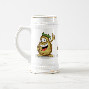 Jarra De Cerveza Mug de la papa del sofá