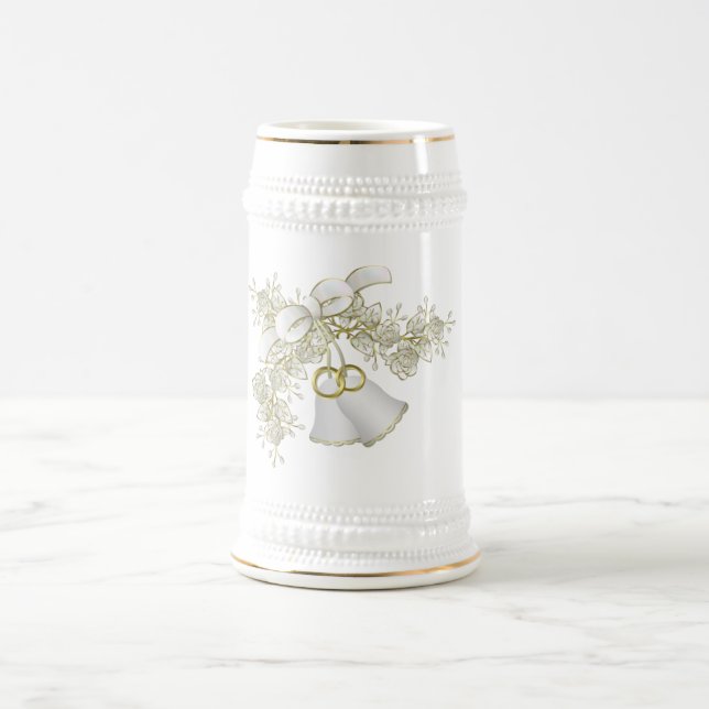 Jarra De Cerveza Mug de regalo de boda/aniversario (Centro)