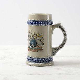 Jarra De Cerveza Mug de regalo de boliche