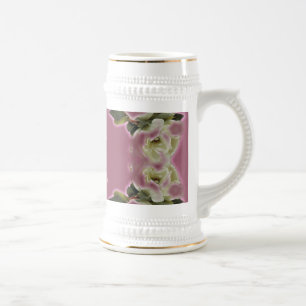 Jarra De Cerveza Mug de regalo del Día de la Madre - Rosas de la 