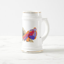 Jarra De Cerveza Mug: El juego está encendido