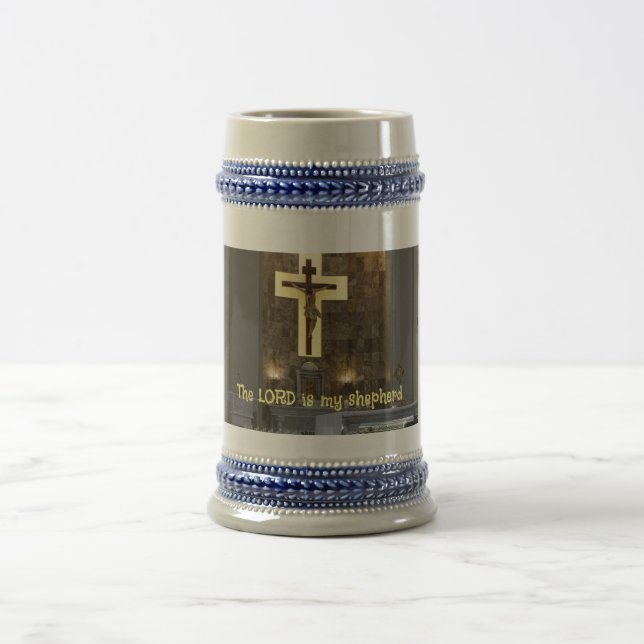 Jarra De Cerveza MUG- El SEÑOR es mi pastor (Centro)