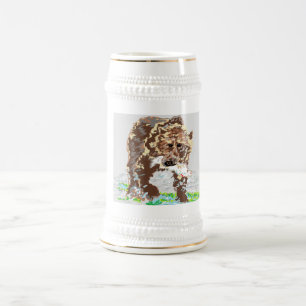 Jarra De Cerveza Mug/ Grizzly Bear