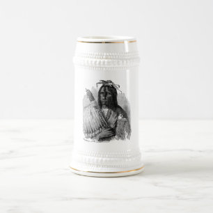 Jarra De Cerveza Mug, jefe indio
