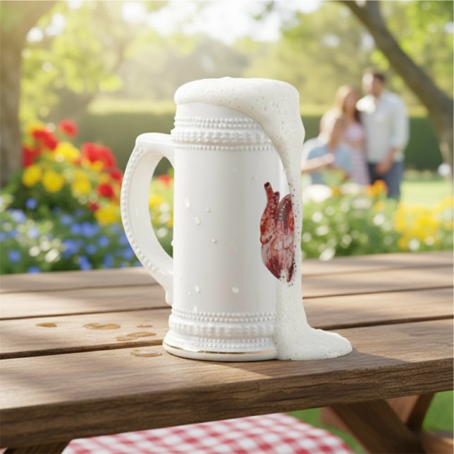 Jarra De Cerveza Mug mágico del corazón (Subido por el creador)