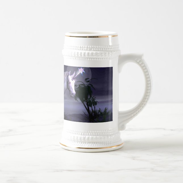 Jarra De Cerveza Mug Magnífica De Unicornio Por Dragoncat (Derecha)