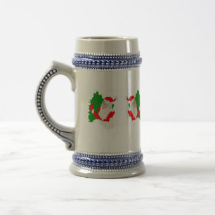 Jarra De Cerveza Mug - Steim / Navidades Mug Santa Claus con Navida