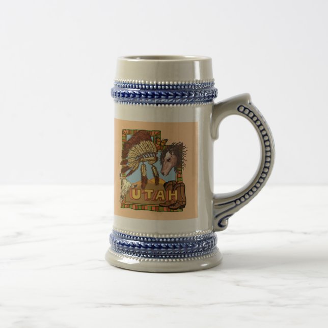 Jarra De Cerveza Mug Utah stein (Derecha)