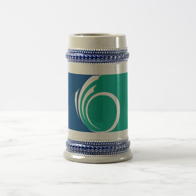 Jarra De Cerveza Mug with Flag of Ottawa, Canada (Centro)