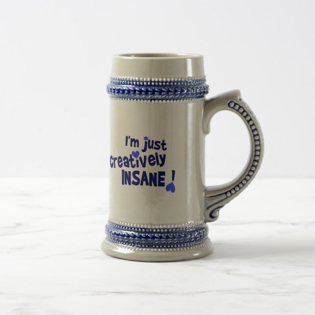 Jarra De Cerveza Mugre creativamente demente (Derecha)