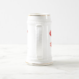 Jarra De Cerveza Mugre de beso y amor