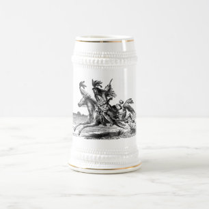 Jarra De Cerveza Mugre de caballo indio